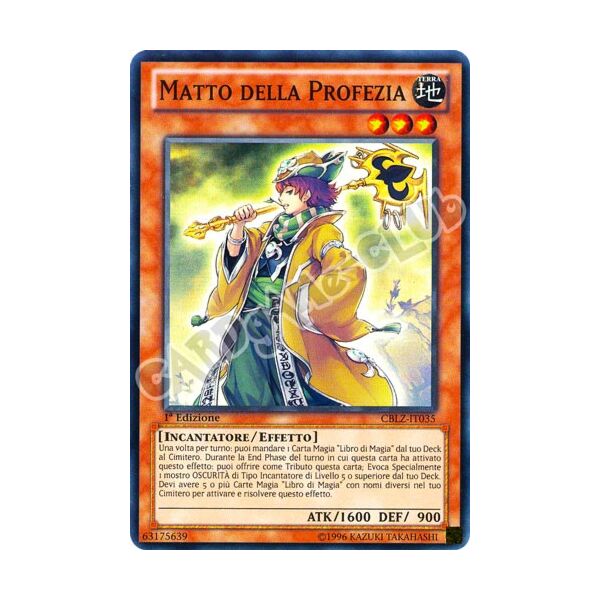 CBLZ-IT035 Matto della Profezia super rara 1a Edizione (IT) -NEAR MINT-