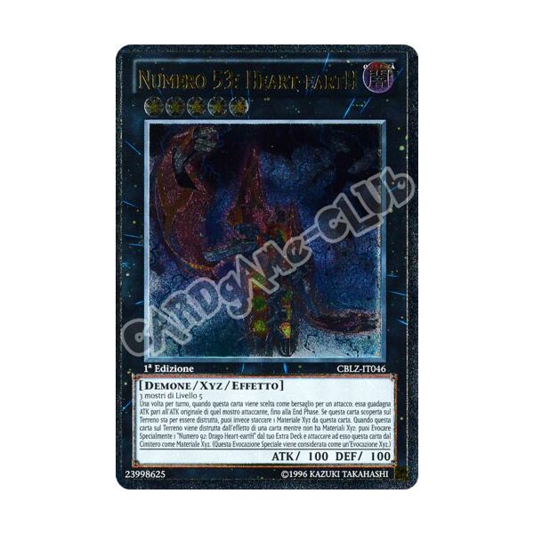 CBLZ-IT046 Numero 53: Heart-earth rara ultimate 1a Edizione (IT) -NEAR MINT-