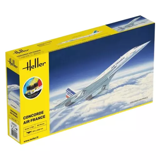 Velivolo Air France "LA CONCORDE" - Heller 56445 - 1/125