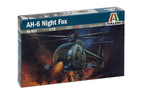 Kit modello elicottero 0017 - AH-6 NIGHT FOX (1:72)