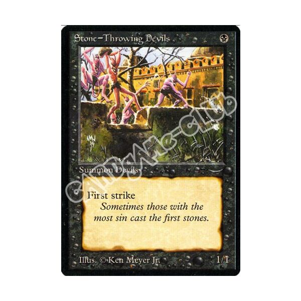 Stone-Throwing Devils (Mana Nero) comune (EN)