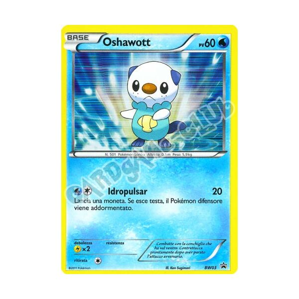 BW03 Oshawott rara foil (IT) -NEAR MINT-