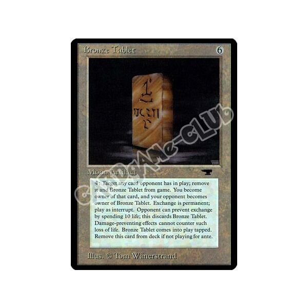 Bronze Tablet non comune (EN) -NEAR MINT-