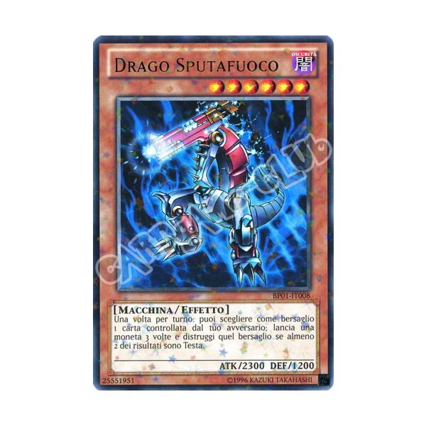 BP01-IT008 Drago Sputafuoco rara starfoil Unlimited (IT) -NEAR MINT-