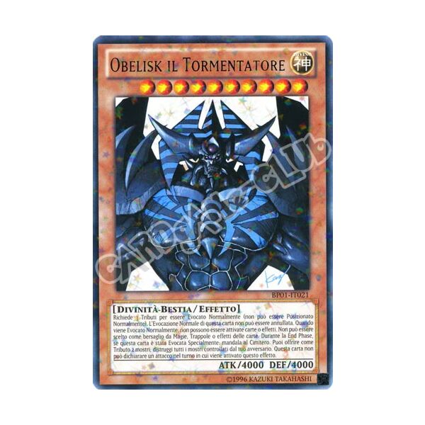 BP01-IT021 Obelisk il Tormentatore rara starfoil Unlimited (IT) -NEAR MINT-