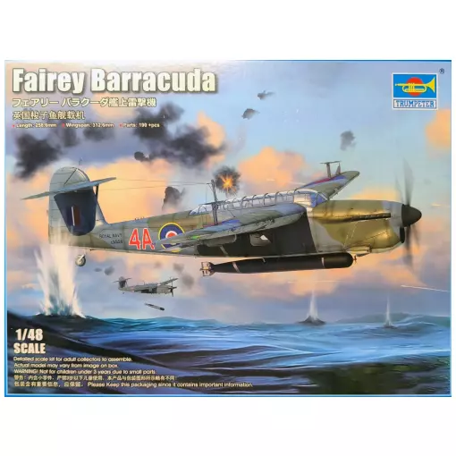 Fairey Barracuda bombardier torpilleur de la seconde guerre mondiale - Trumpeter 05825 - 1/48