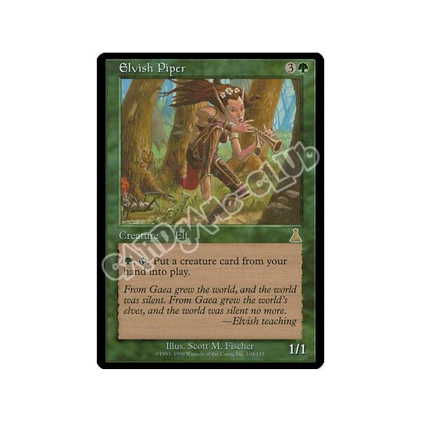 104 / 143 Elvish Piper rara (EN) -NEAR MINT-