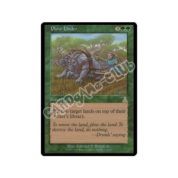 117 / 143 Plow Under rara (EN) -NEAR MINT-