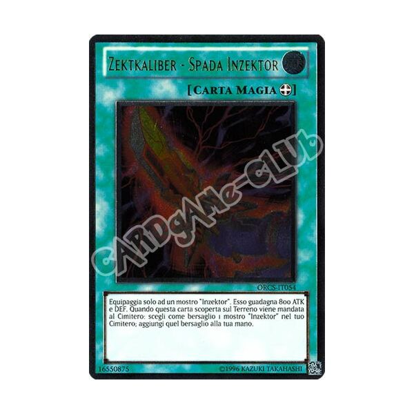 ORCS-IT054 Zektkaliber - Spada Inzektor rara ultimate Unlimited (IT) -NEAR MINT-