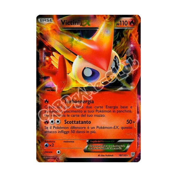 018 / 135 Victini EX rara ex (IT) -NEAR MINT-