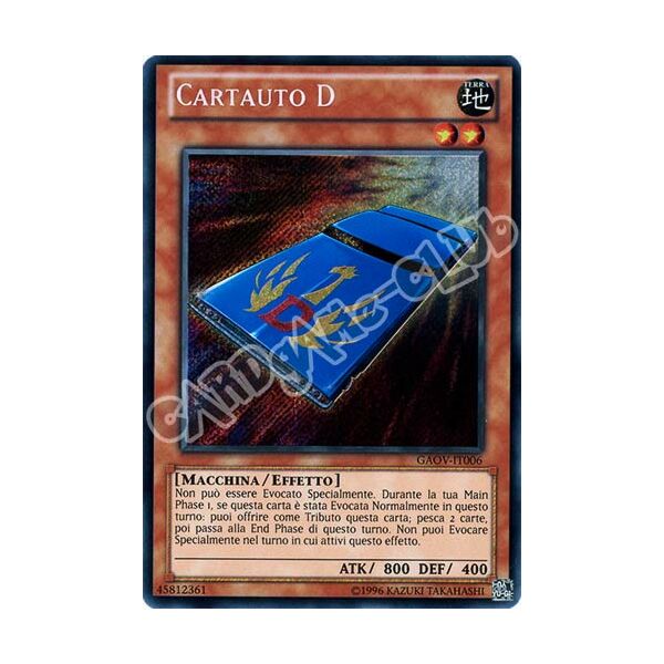 GAOV-IT006 Cartauto D rara segreta Unlimited (IT) -NEAR MINT-