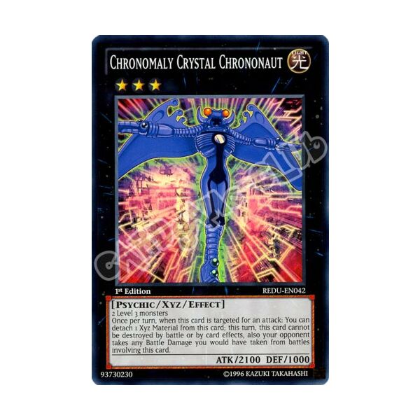 REDU-EN042 Chronomaly Crystal Chrononaut super rara 1st Edition (EN) -NEAR MINT-