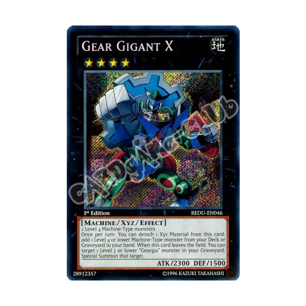 REDU-EN046 Gear Gigant X rara segreta 1st Edition (EN) -NEAR MINT-