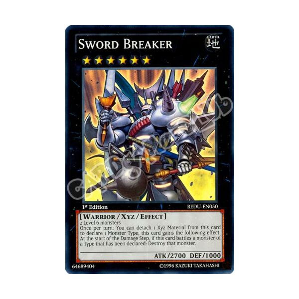 REDU-EN050 Sword Breaker super rara 1st Edition (EN) -NEAR MINT-