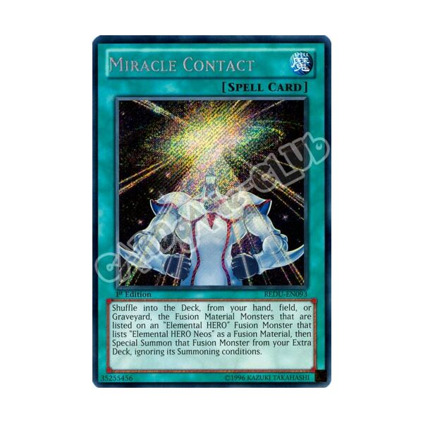 REDU-EN093 Miracle Contact rara segreta 1st Edition (EN) -NEAR MINT-