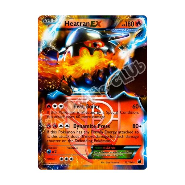 013 / 116 Heatran rara ex foil (EN) -NEAR MINT-