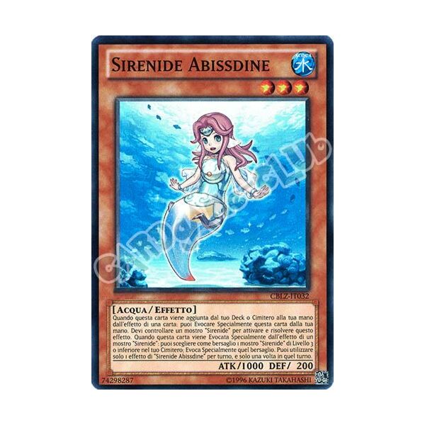CBLZ-IT032 Sirenide Abissdine super rara Unlimited (IT) -NEAR MINT-