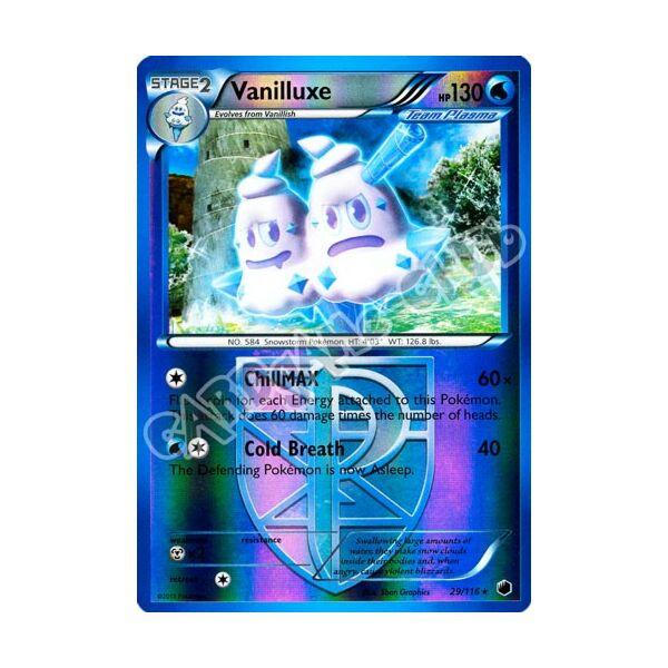 029 / 116 Vanilluxe rara foil reverse (EN) -NEAR MINT-