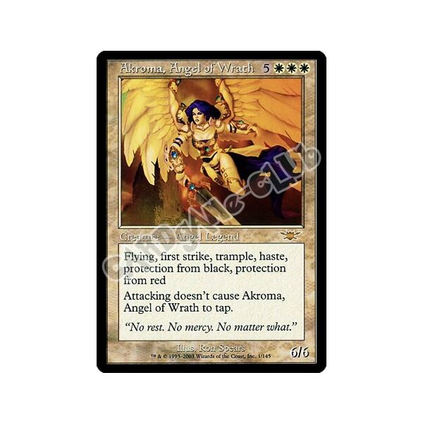 001 / 145 Akroma, Angel of Wrath rara (EN) -NEAR MINT-