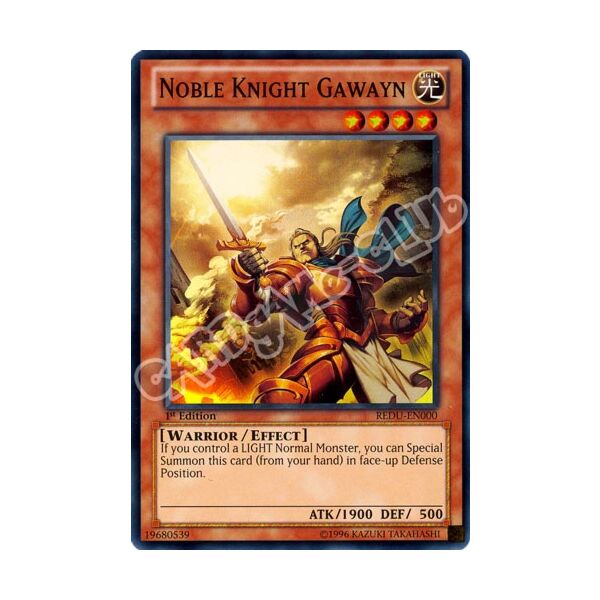 REDU-EN000 Noble Knight Gawayn super rara 1st Edition (EN) -NEAR MINT-