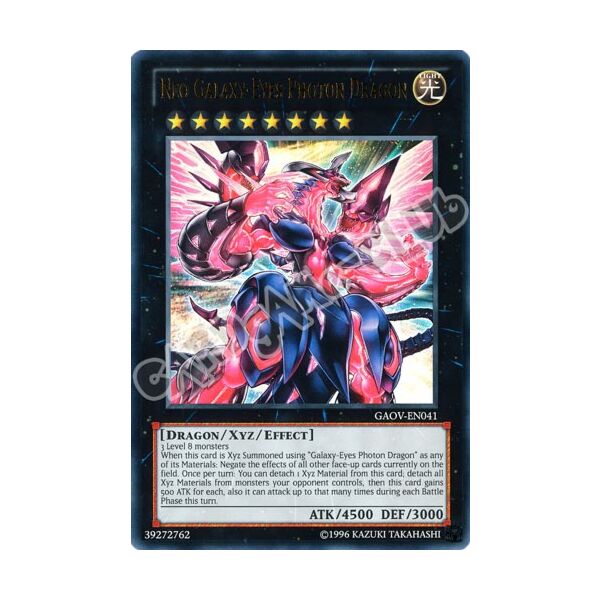 GAOV-EN041 Neo Galaxy-Eyes Photon Dragon rara ultimate Unlimited (EN) -NEAR MINT-