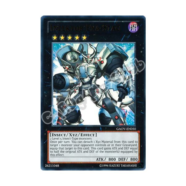 GAOV-EN050 Inzektor Exa-Stag ultra rara Unlimited (EN) -NEAR MINT-