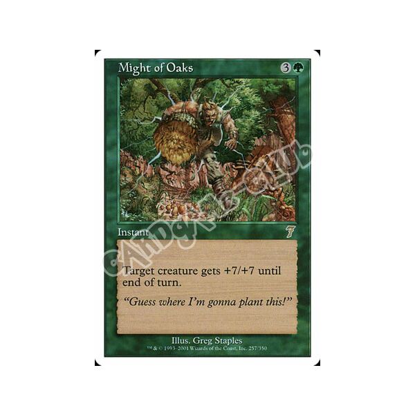 257 / 350 Might of Oaks rara (EN) -NEAR MINT-