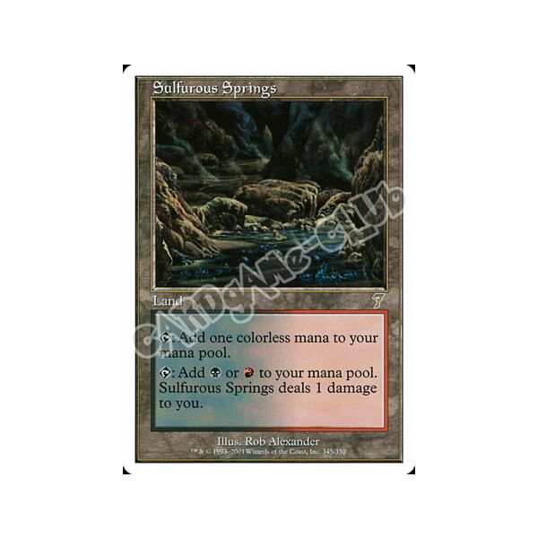 345 / 350 Sulfurous Springs rara (EN) -NEAR MINT-