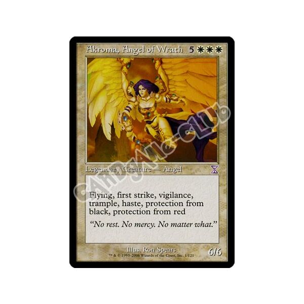 001 / 121 Akroma, Angel of Wrath rara (EN) -NEAR MINT-