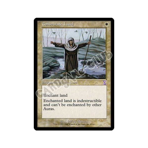 004 / 121 Consecrate Land rara (EN) -NEAR MINT-