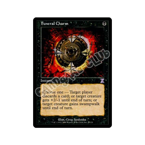 044 / 121 Funeral Charm rara (EN) -NEAR MINT-