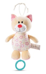 NICI MFN peluche Gattina da appendere con giocattolo musicale, 18cm