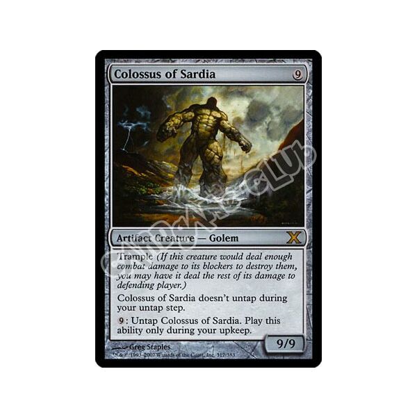 317 / 383 Colossus of Sardia rara (EN) -NEAR MINT-