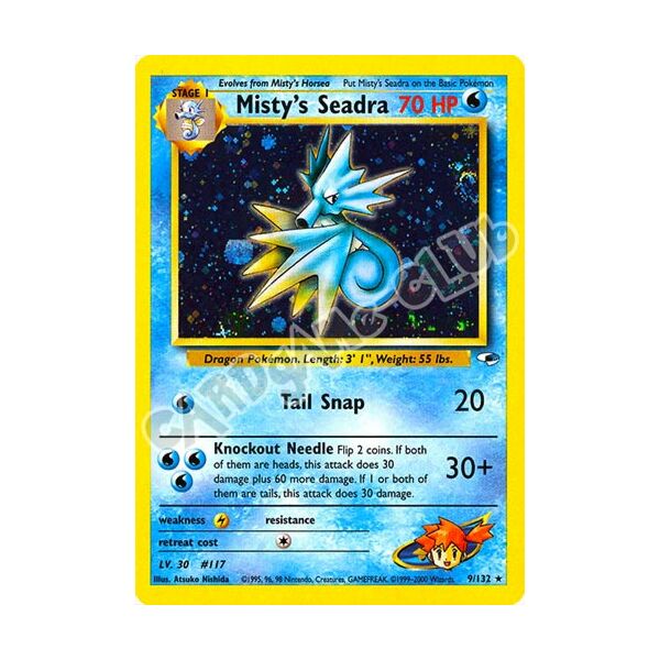 009/132 Misty's Seadra promo foil (EN) -NEAR MINT-