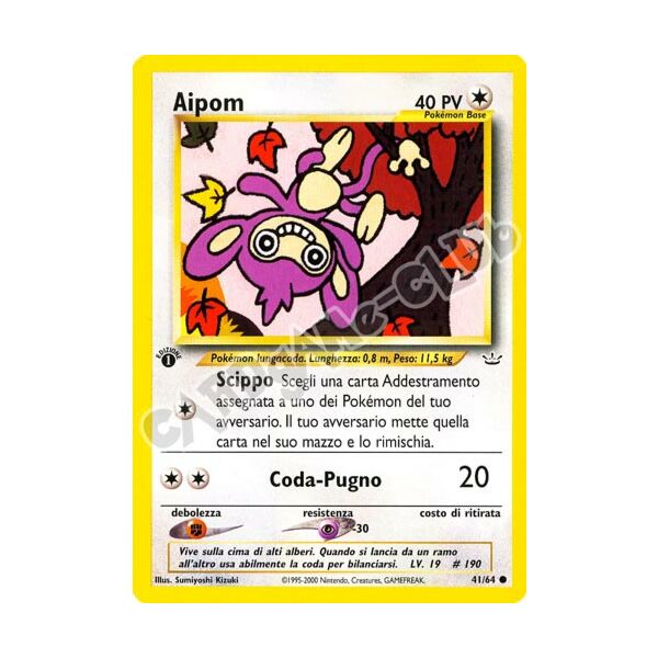 41 / 64 Aipom comune 1a edizione (IT) -NEAR MINT-