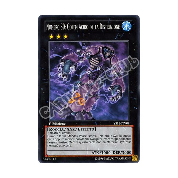 YS13-ITV09 Numero 30: Golem Acido della Distruzione comune 1a Edizione (IT) -PLAYED-
