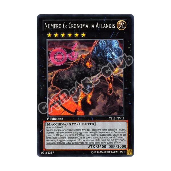 YS13-ITV11 Numero 6: Cronomalia Atlandis comune 1a Edizione (IT) -NEAR MINT-