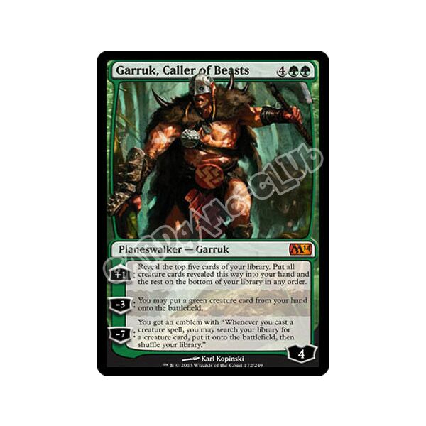 172 / 249 Garruk, Caller of Beasts rara mitica (EN) -NEAR MINT-