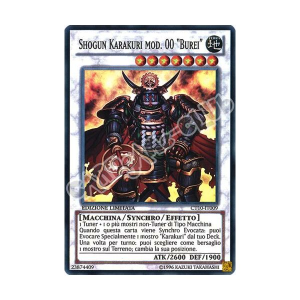 CT10-IT009 Shogun Karakuri mod. 00 "Burei" super rara Edizione Limitata (IT) -NEAR MINT-
