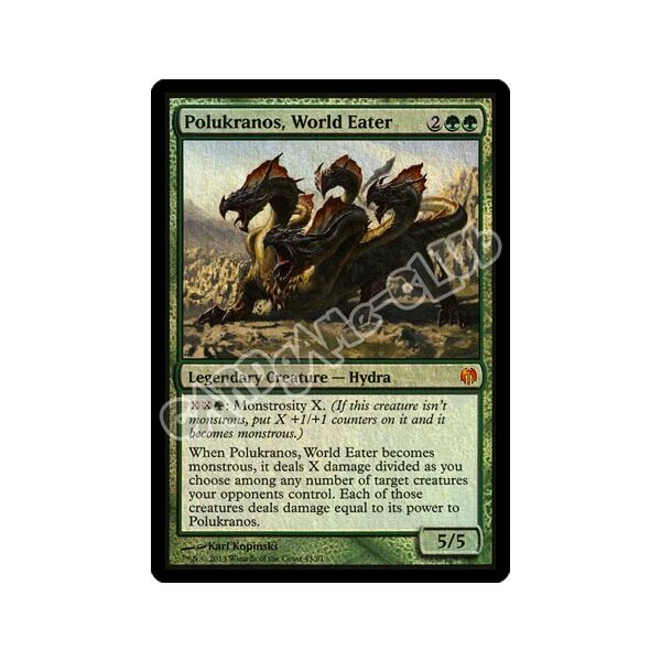 43 / 81 Polukranos, World Eater rara mitica foil (EN) -NEAR MINT-