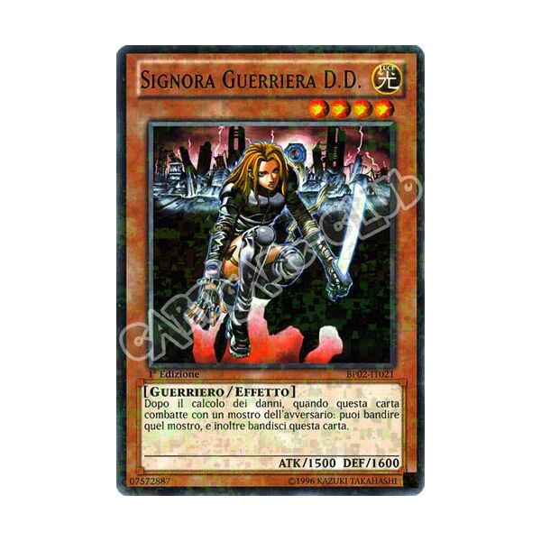 BP02-IT021 Signora Guerriera D.D. rara mosaico 1a Edizione (IT) -NEAR MINT-