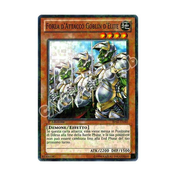 BP02-IT040 Forza d'Attacco Goblin d'Elite comune mosaico 1a Edizione (IT) -NEAR MINT-