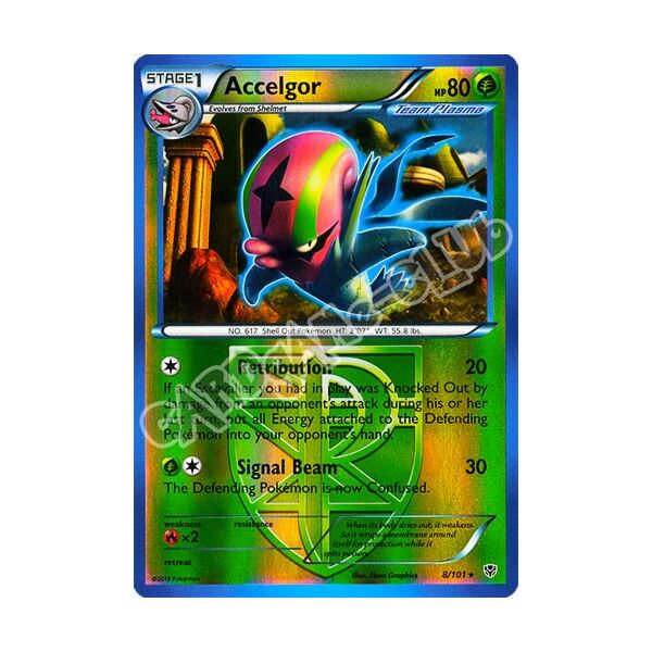 008 / 101 Accelgor rara foil reverse (EN) -NEAR MINT-