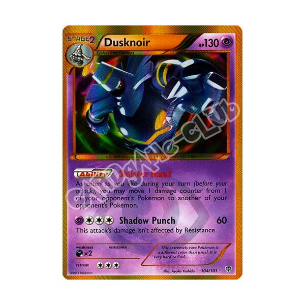104 / 101 Dusknoir rara segreta foil (EN) -NEAR MINT-