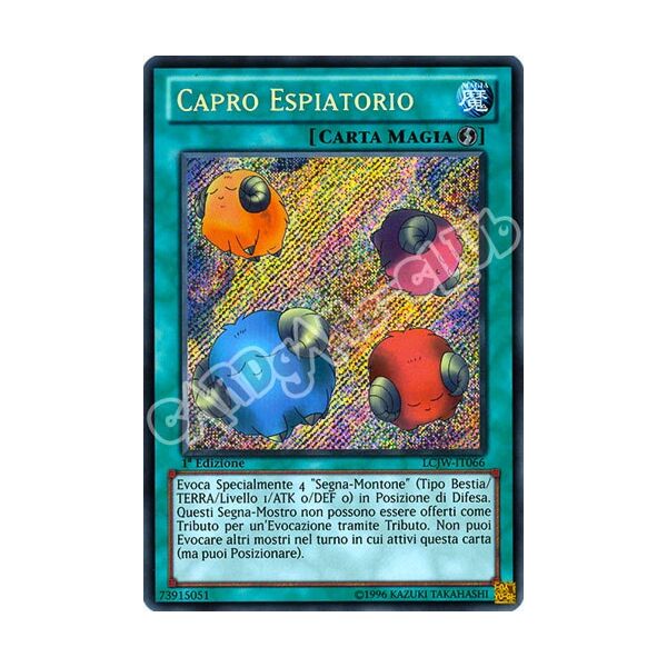 LCJW-IT066 Capro Espiatorio rara segreta 1a Edizione (IT) -NEAR MINT-