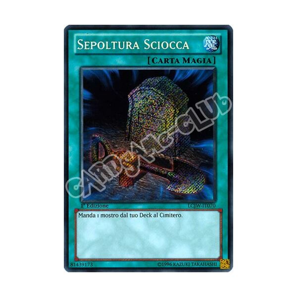 LCJW-IT070 Sepoltura Sciocca rara segreta 1a Edizione (IT) -NEAR MINT-
