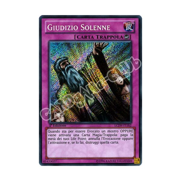 LCJW-IT182 Giudizio Solenne rara segreta 1a Edizione (IT) -NEAR MINT-