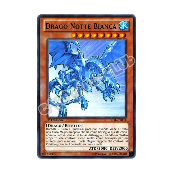 BP02-IT083 Drago Notte Bianca rara 1a Edizione (IT) -NEAR MINT-