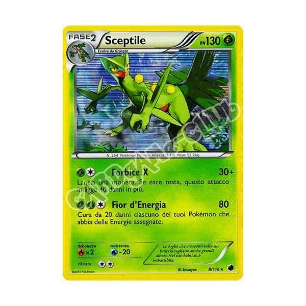 008 / 116 Sceptile rara foil (IT) -NEAR MINT-