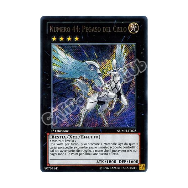 NUMH-IT028 Numero 44: Pegaso del Cielo rara segreta 1a Edizione (IT)  -PLAYED-